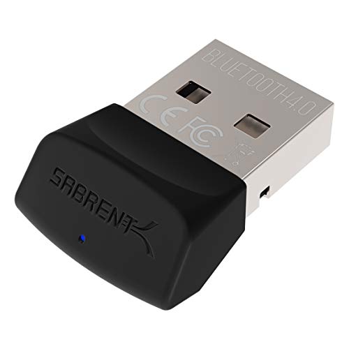 Sabrent USB Bluetooth 4.0 Micro Adapter for PC v4.0 Class 2 with Low Energy Technology (BT-UB40)